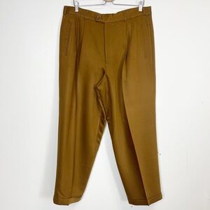 J Ferrar Tan Dress Pants Mens 36X30 Pleated
